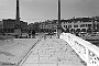 Il Prato della Valle visto da un ponticello (dicembre 1981)